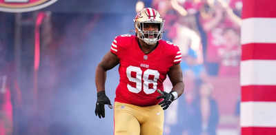 49ers defensive tackle Javon Hargrave will likely miss the rest of the NFL season due a partially torn triceps