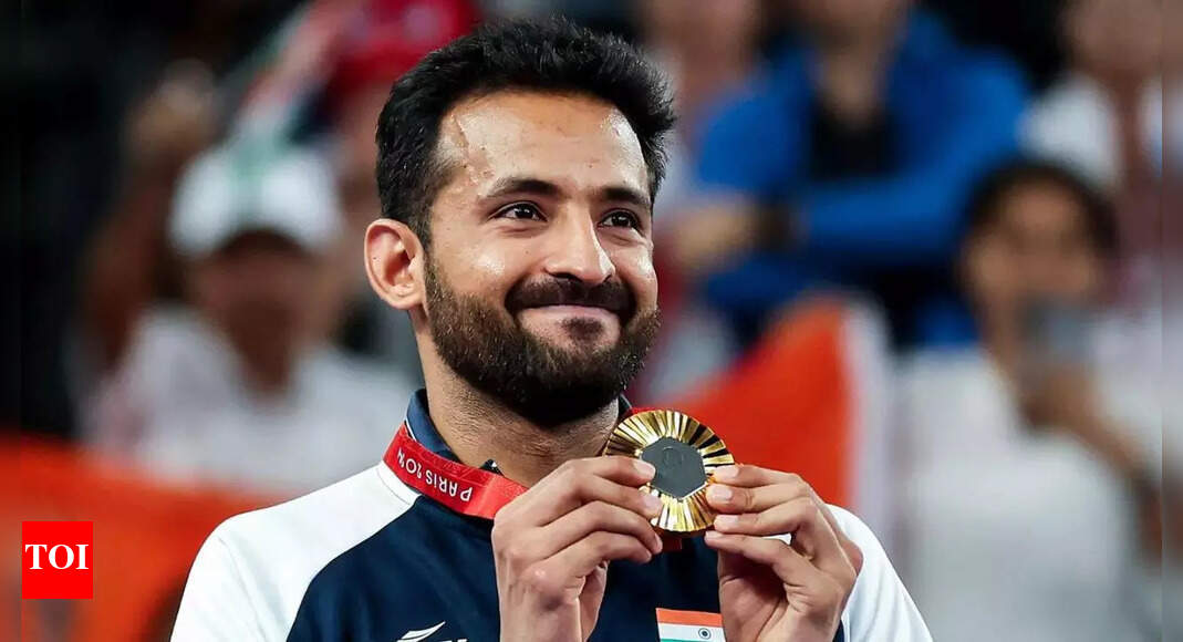 Indian para-badminton medallists awarded Rs 50 lakh for Paralympic success | Paris Paralympics News