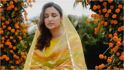 Throwback: When Parineeti Chopra shined in yellow during her joyful haldi ceremony celebrations