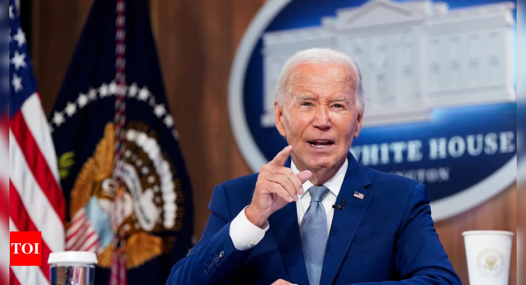 Joe Biden acknowledges he’s running out of time as violence escalates in Middle East | World News – Times of India