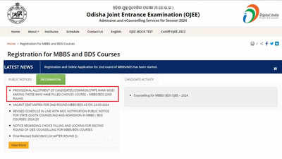 Odisha NEET 2024 Round 2 Seat Allotment Results Released: 1,809 Candidates Allotted Seats, Download Here