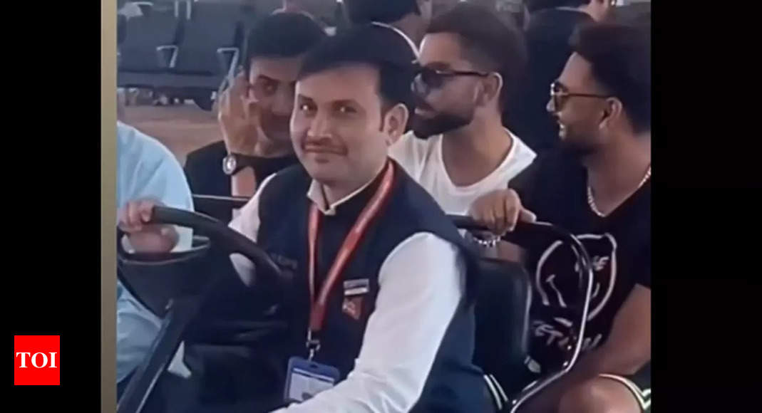 Virat Kohli, Gautam Gambhir, Rishabh Pant’s buggy-ride goes viral; fans say ‘teeno bhai tabahi’ – Watch | Cricket News – Times of India