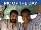 ETimes pic of the day: Prakash Raj and Mohanlal’s meetup on ‘Jilla’ set