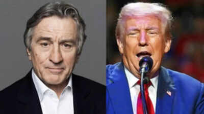 Robert De Niro attacks Donald Trump in a fiery speech - Times of India