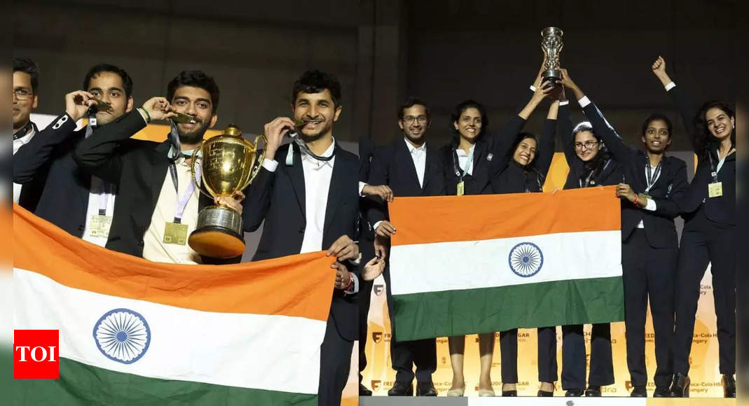 India's Chess Teams Awarded Rs 3.2 Crore