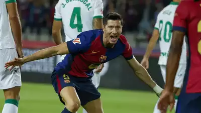 El gol de Robert Lewandowski lleva al Barcelona invicto en La Liga con el Getafe | Noticias de futbol