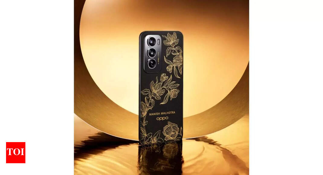 Oppo Reno12 Pro 5G Manish Malhotra limited edition smartphone launched