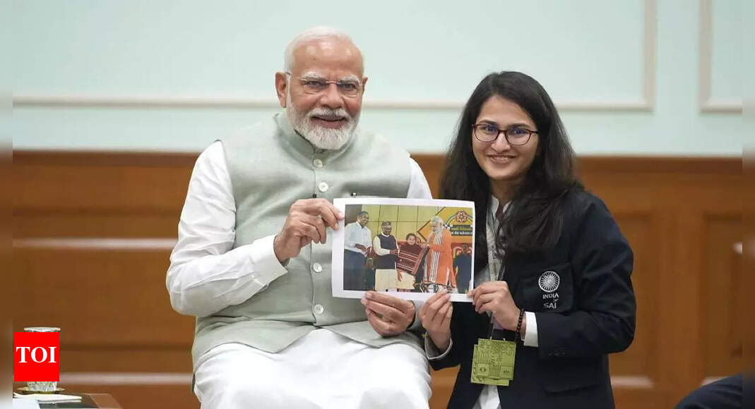 How PM Modi inspired 9-year-old Vantika Agarwal to become chess star with double gold medals | India News