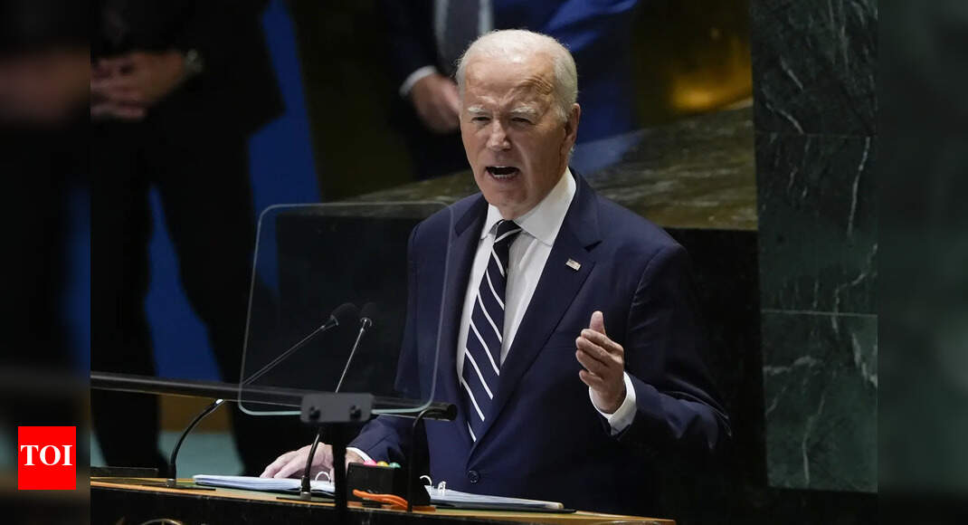 Biden announces $8 billion in military aid for Ukraine - Times of India