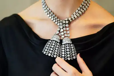 Golconda Diamonds Rare 18th century Affair of the Diamond necklace made from 500 Golconda diamonds up for sale at INR 23 crore Times of India