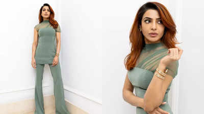 Samantha Ruth Prabhu stuns in minimalistic chic look for Citadel: Honey Bunny promotions