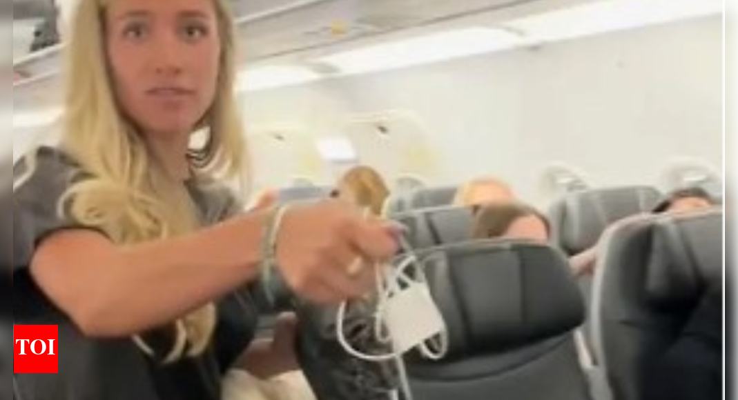 Jetblue Viral Video: Girl steals man’s Apple charger on JetBlue flight, says she was going to provide it again | World Information