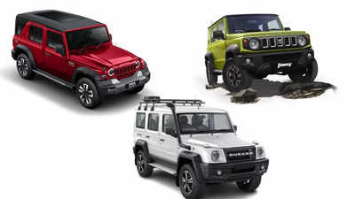 Mahindra Thar Roxx vs Maruti Jimny vs Force Gurkha: Engine specs, price comparison