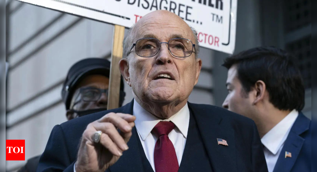 Trump ex lawyer Giuliani disbarred in DC over 2020 election claims – Times of India