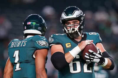 Jason Kelce Alerts Jalen Hurts: 'Before Eagles vs. Buccaneers Game After Commending QB’s Skills Against Blitz