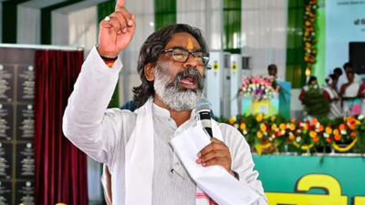 Hemant Soren (File photo) Jharkhand CM Soren ups farm loan waiver cap to Rs 2 lakh; BJP calls it 'poll jumla'