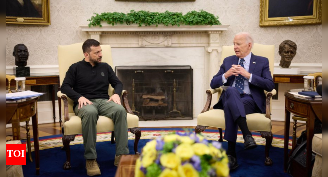 ‘Ukraine will win this war’: Biden to Zelenskyy while discussing victory plan in war with Russia – Times of India