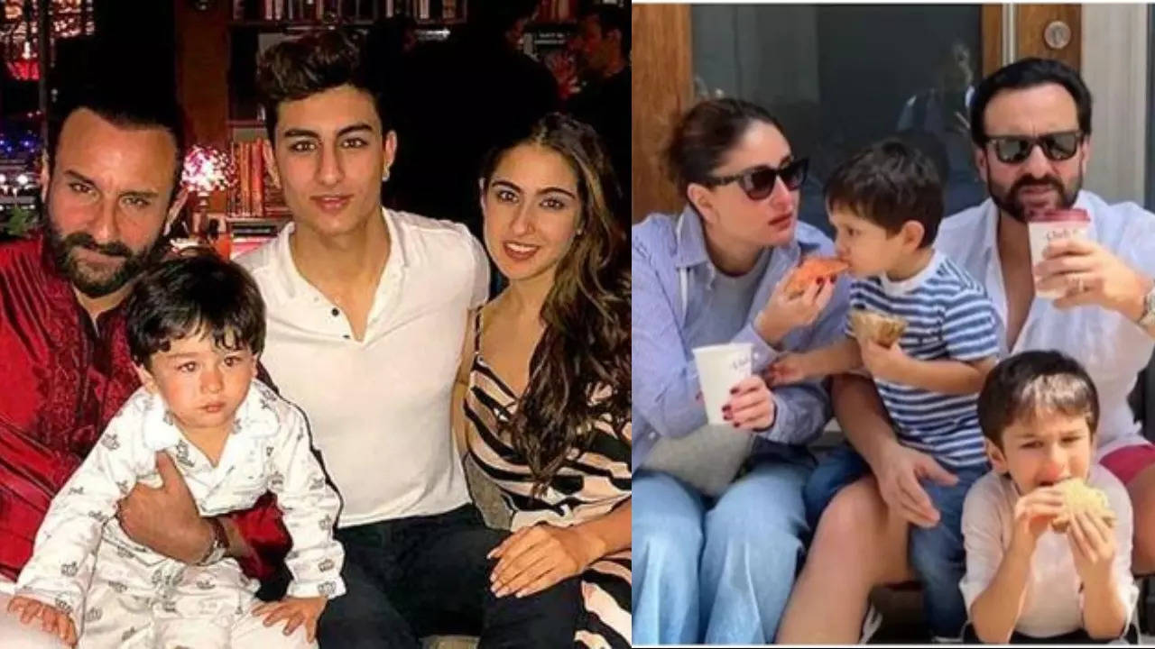 When Kareena Kapoor Khan spoke about how Saif Ali Khan balances his time between his four kids Sara Ali Khan, Ibrahim, Taimur and Jeh | Hindi Movie News - Times of India