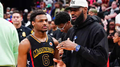 First father-son duo on NBA court! LeBron James and son Bronny poised to make history