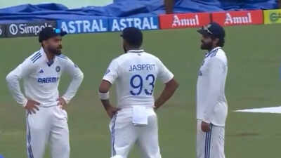 Watch: Virat Kohli and Ravindra Jadeja imitate Jasprit Bumrah's routine of returning to the mark