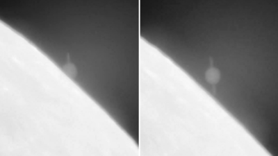 Watch: Saturn emerges from behind the Moon in rare video