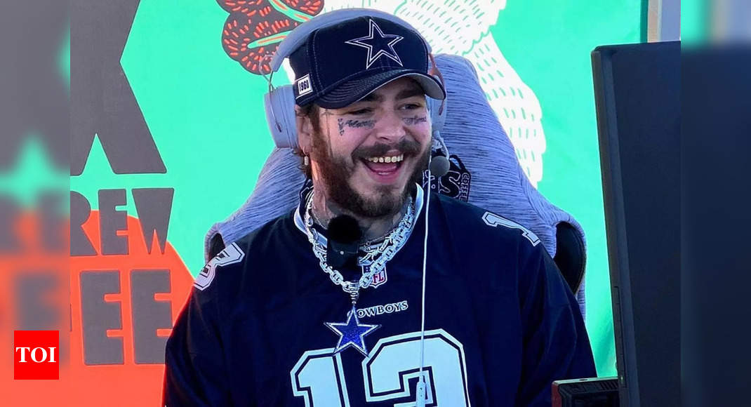 A star-studded encounter: Post Malone meets Brandon Aubrey | NFL News