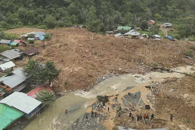 Landslide in western Indonesia gold mine kills 15, dozens missing