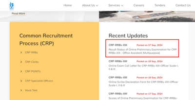 IBPS RRB Clerk Result 2024 Out at ibpsonline.ibps.in: Direct link to check here