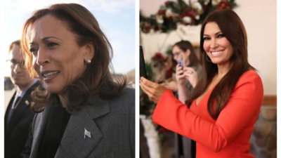 'Kimberly Guilfoyle divulgando história anti-Kamala por 25 anos. A verdade é...'