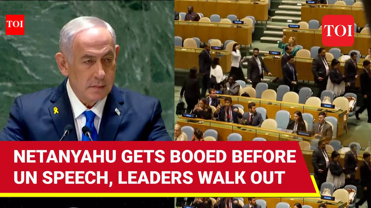 Netanyahu Stunned As World Leaders Walk Out Before His UNGA Speech ...