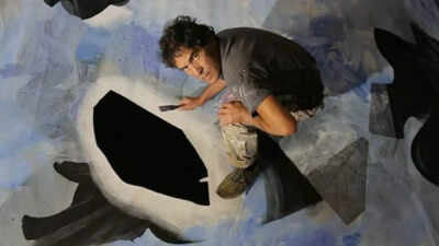 【サイン入・美品】イタリアの人気画家セルジオ・ファーレ　リトグラフ　64×50 The art of nothing: Italian artist sells sculpture that does