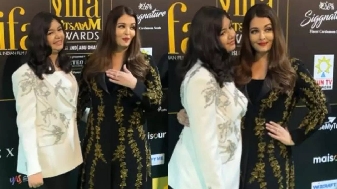 Aishwarya Rai Bachchan shuts down reporter asking about Aaradhya Bachchan: 'She's my daughter...' | Hindi Movie News - Times of India