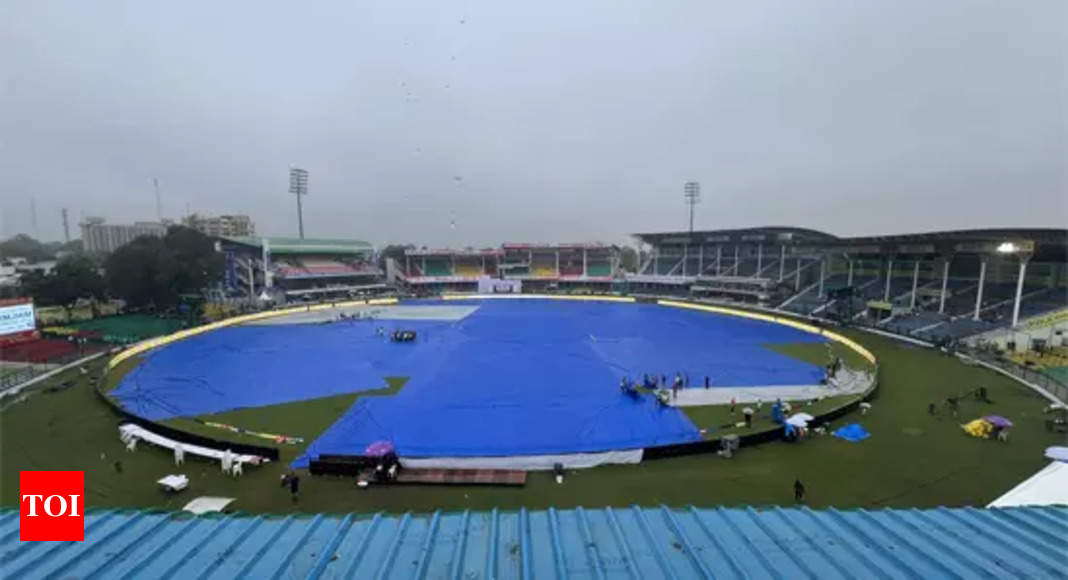 India vs Bangladesh Live Score 2nd Test Day 2, Weather Updates: Start of play delayed due to rain in Kanpur  – The Times of India