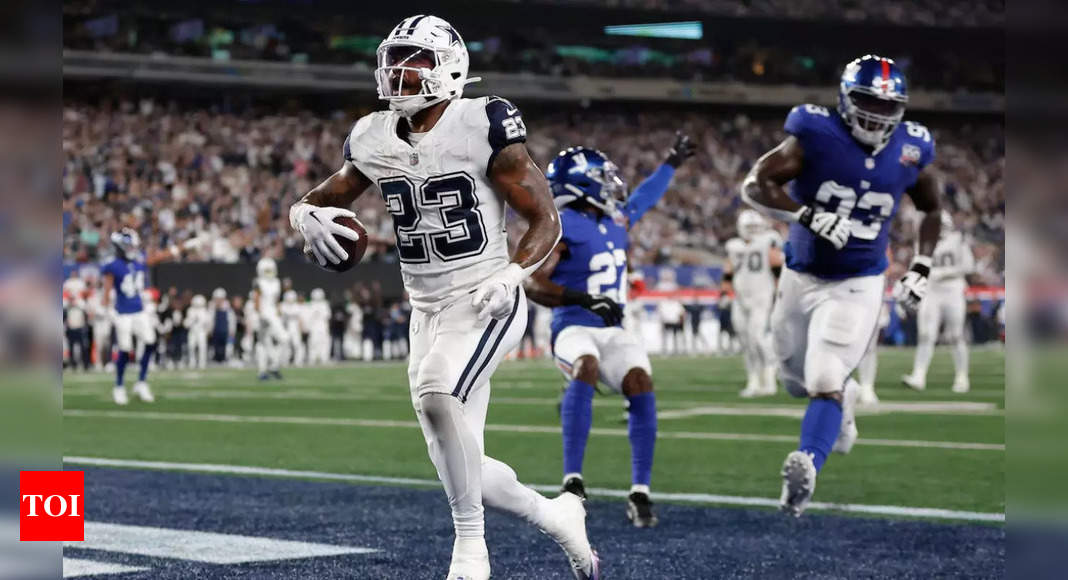 NFL streaming record shattered: 16.22 million tune in for Cowboys’ victory over Giants | NFL News – Times of India