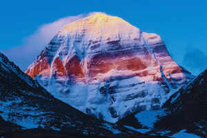 This mountain pass is the best vantage point for viewing Kailash peak and Om Parvat