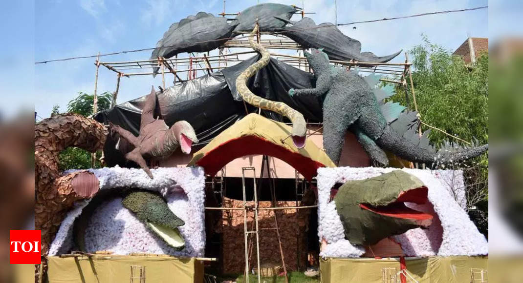 This Durga Puja pandal to take visitors on ‘Jurassic Park’ journey