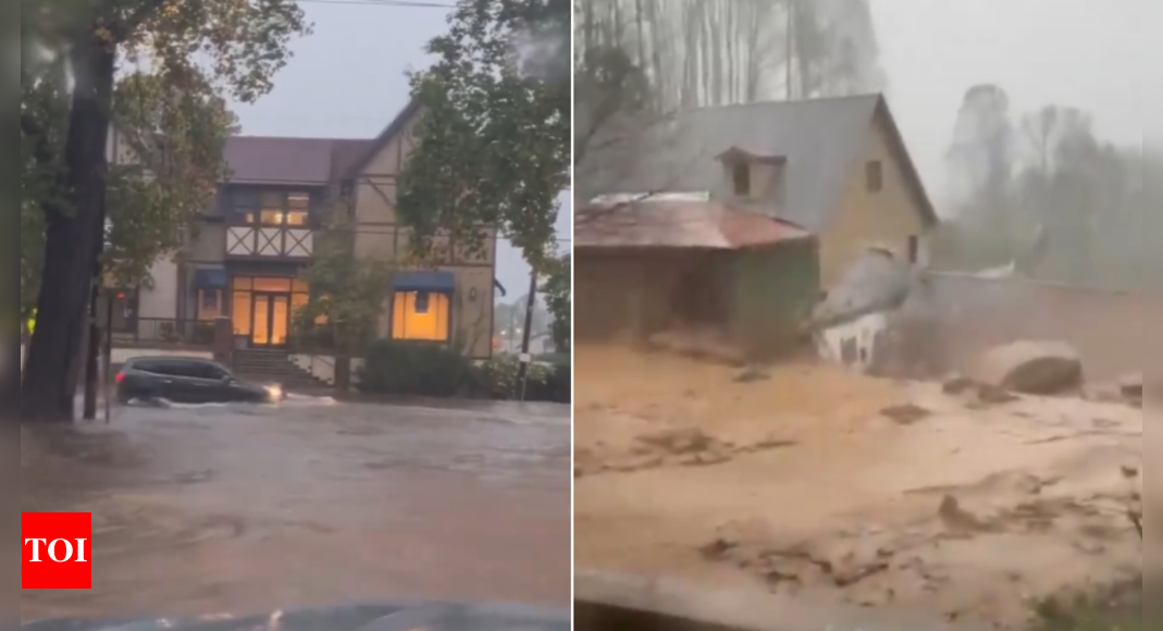 Historic North Carolina village submerged under water after Hurricane Helene brings heavy rain – Times of India