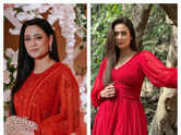 Red Alert! Shweta Tiwari's stunning looks in red