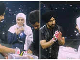 Diljit Dosanjh presents a gift to his Pakistani fan