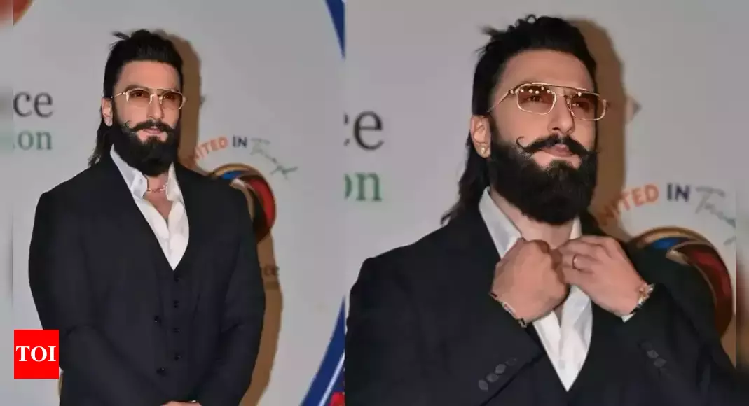 Ranveer Singh makes his first public appearance after welcoming baby girl with Deepika Padukone, playfully engages with the paparazzi, ‘Baap bann gaya re’ | Hindi Movie News