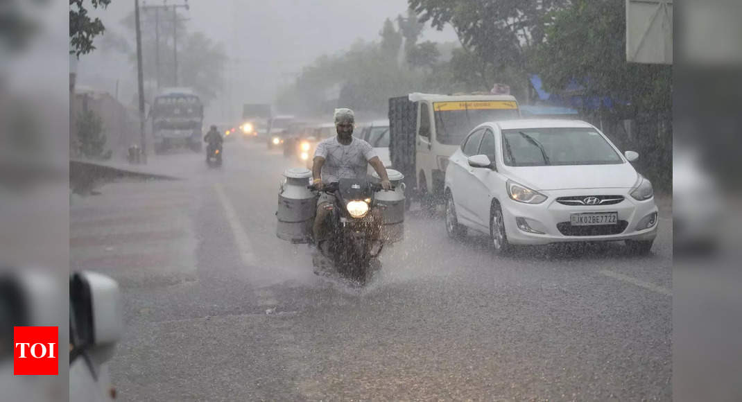 North India logs its best monsoon in 11 years | India News – Times of India