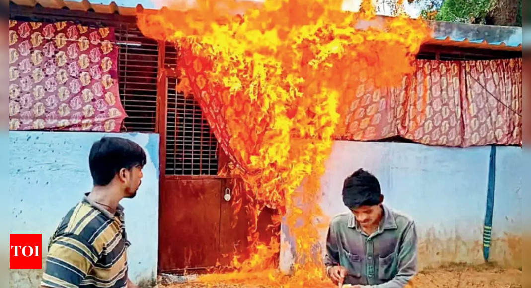 Man arrested for raping minor in Telangana, locals burn down house