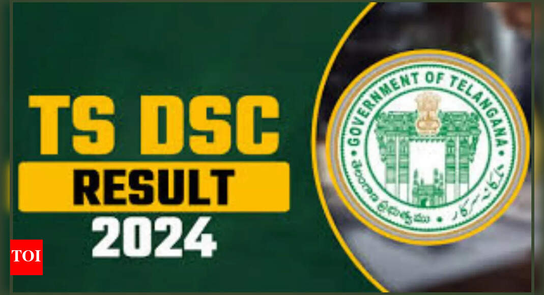 TS DSC Result 2024 declared at tgdsc.aptonline.in, here's the direct link to check