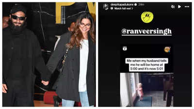 New mom Deepika Padukone shares adorable video of baby with binoculars as hubby Ranveer Singh resumes work commitments