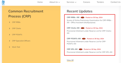 IBPS releases RRB office assistant scorecard, and provisional allotment lists for various posts: Direct links here