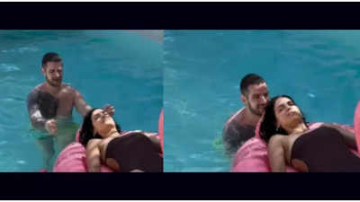 Natasa Stankovic gets pranked in a pool by Disha Patani's rumored boyfriend Aleksander during their Goa vacation; video sparks debate