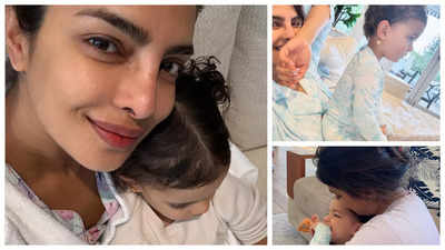 Times when Priyanka Chopra Jonas melted hearts by posing with her doting daughter Malti Marie - Pics