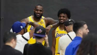 'Proud' LeBron James can't wait to be on court with son Bronny