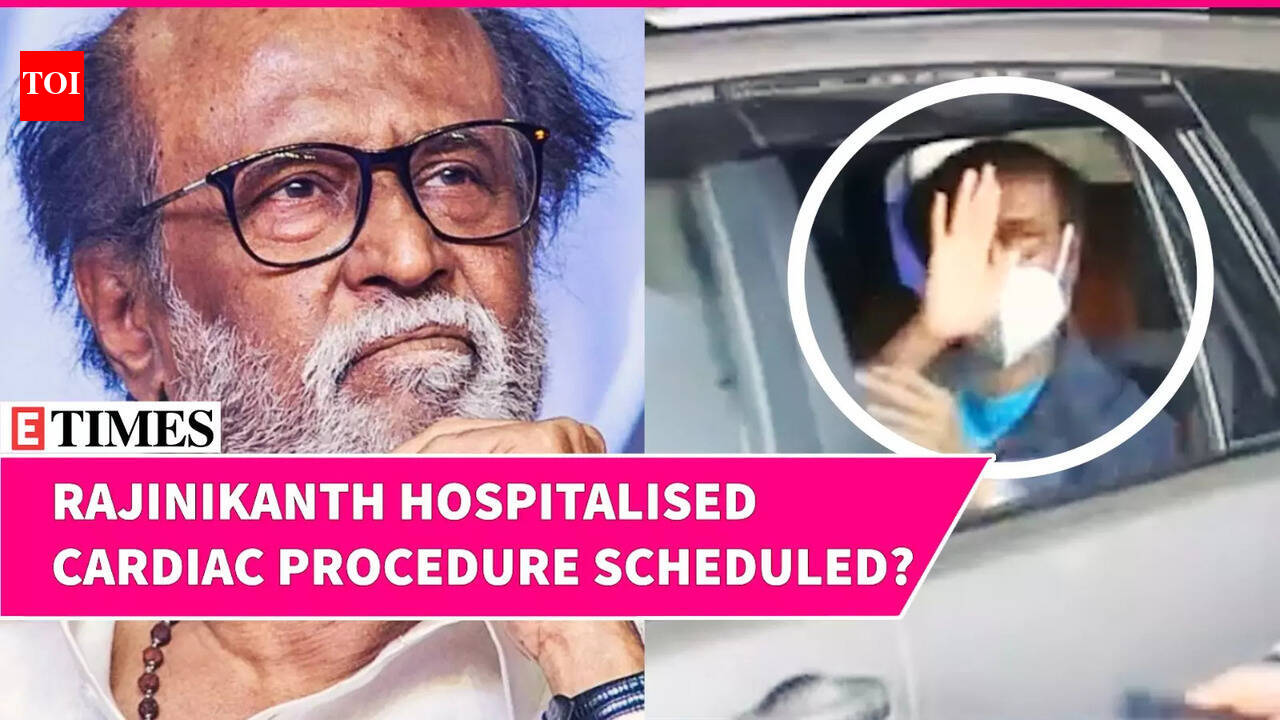 Rajinikanth Hospitalised In Chennai; Cardiac Surgery Planned: Reports