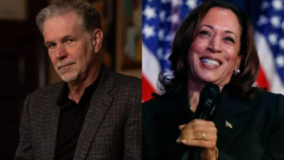 Did people cancel Netflix subscription after chairman's donation to Kamala Harris?